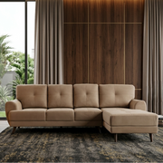 RIGA LYRA FAB LOUNGER LARGE BROWN LH