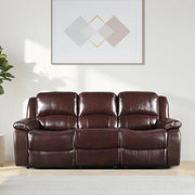 Rhine Half Leather Electric Recliner In Brown Colour - HomeTown