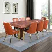 Marvis Acacia Wood Eight Seater Dining Set in Walnut Colour - HomeTown