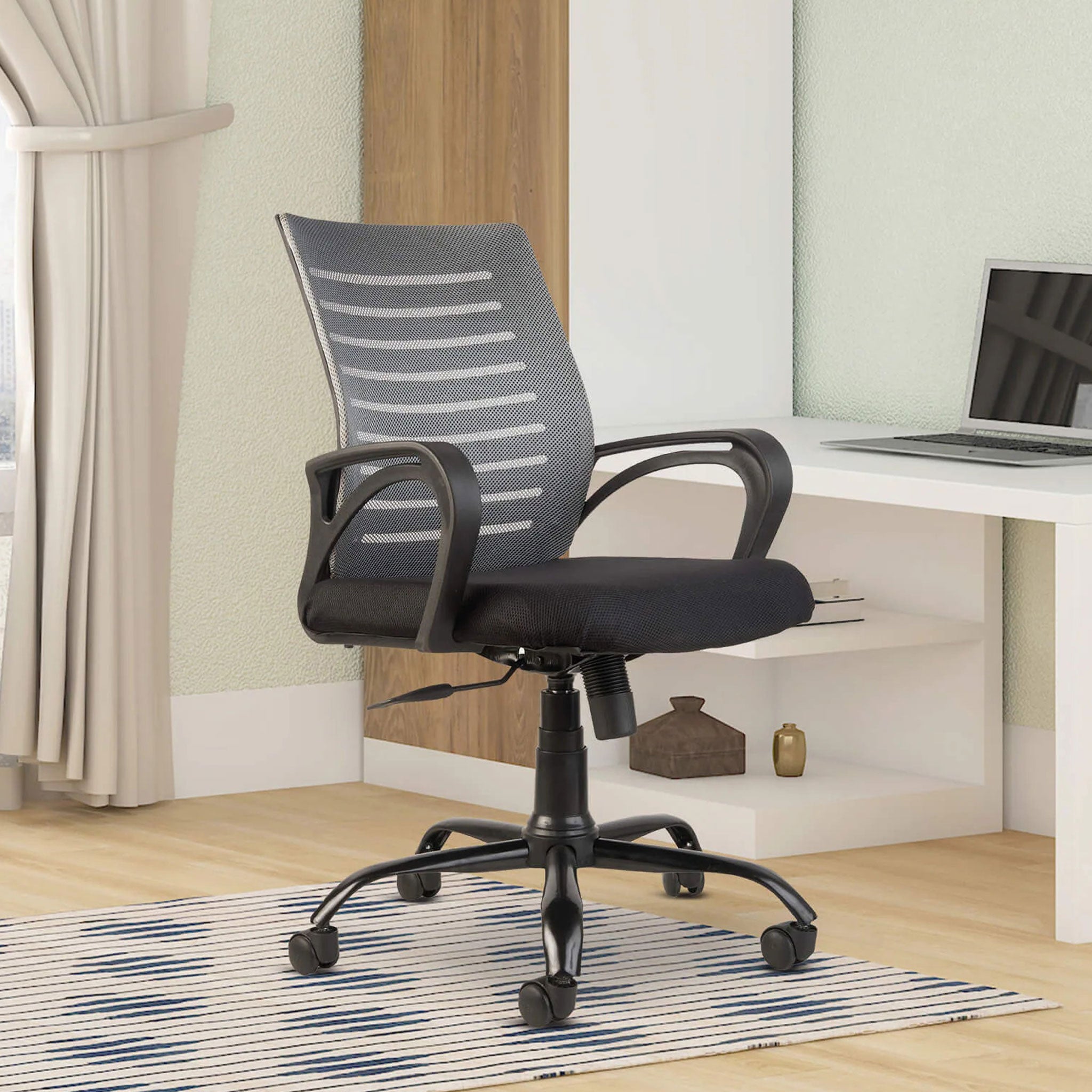 Flexseat Office Chair Grey & Black