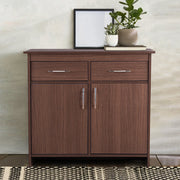 Albert Engineered Wood 2 Door Cabinet in Oak Colour - HomeTown