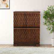 Isak Solidwood Bar Unit in Walnut Colour - HomeTown