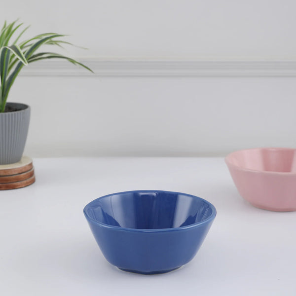 Palette Ceramic Cereal Bowl in Navy Blue Colour dimensions
