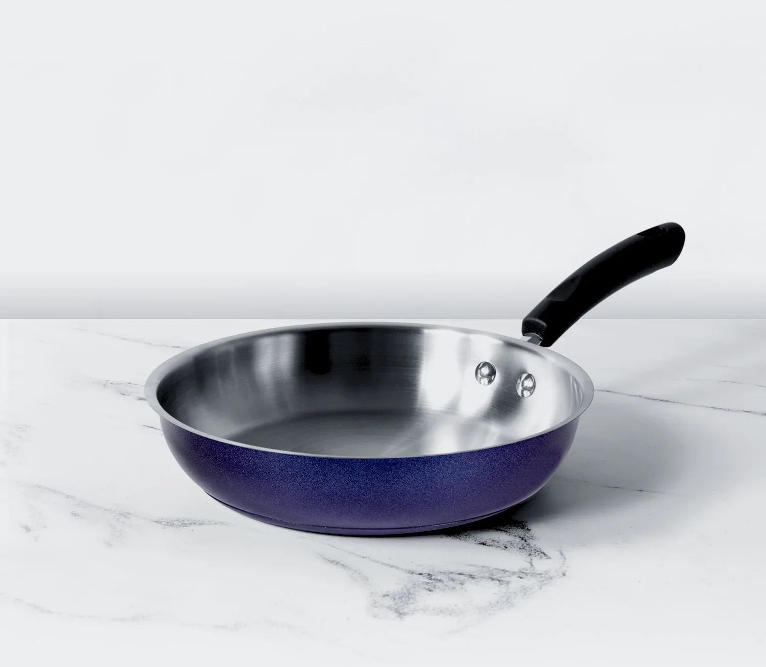 Centennial Stainless steel Induction Suitable Frypan 20Cm 1.4 ltr in Blue Colour - HomeTown