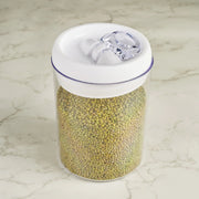 Robusto BPA Free Easy Lock Round Container 1700ml in Transparent & White Colour - HomeTown