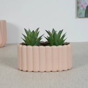 Silk Route Ceramic Planter 10Cm in Pink Colour - HomeTown