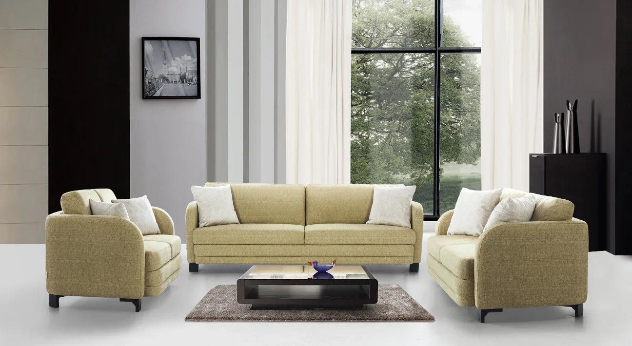 Grace Fabric Four Seater Sofa - HomeTown