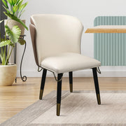 Henry Solidwood Dining Chair (Set of 2) in Beige & Gold Colour - HomeTown