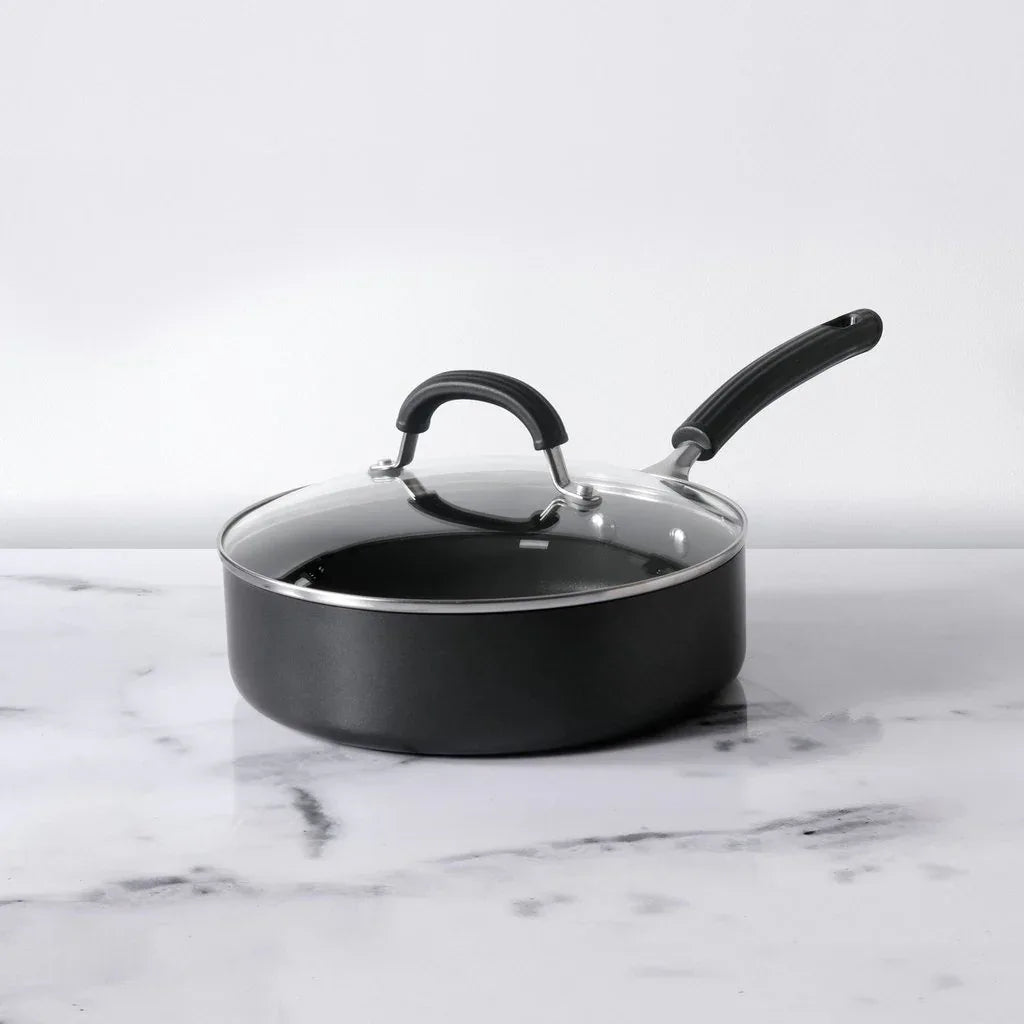 Circulon Origins Hard Anodized Aluminium Non Stick Saute Pan With Lid 24Cm in Black Colour - HomeTown