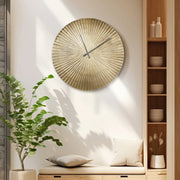 Magna Metal Clocks 74 Cm in Antique Gold Colour - HomeTown