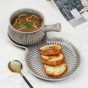 Ace Ceramic Soup Cup & Serving Platter Combo in Assorted Colour - HomeTown