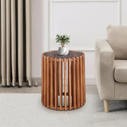 Haku Side Table in Walnut Colour - HomeTown