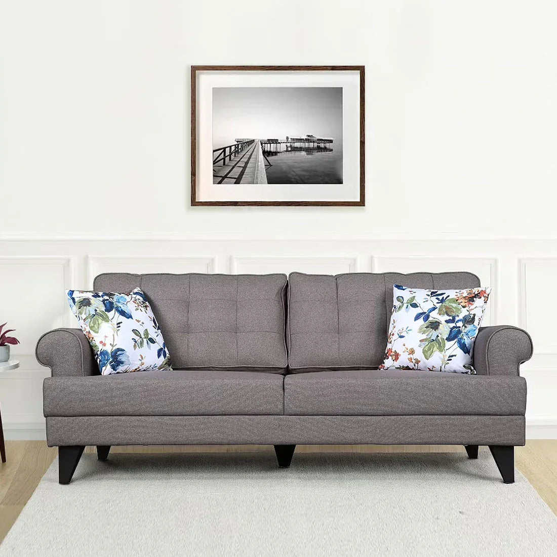 Paddington Fabric 3 Seater Sofa - HomeTown