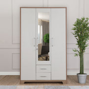 Ambra  Three Door Wardrobe in Oak Colour