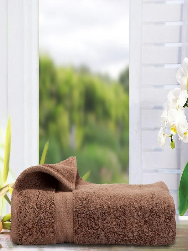 Paradiso Cotton Bath Towel 70X150 Cm 500 Gsm in Chocolate Colour dimensions