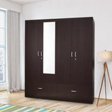 Utsav 4 Door Wardrobe in Wenge Finish