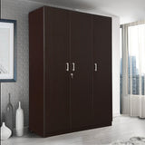 Prime 3 Door Wardrobe in Wenge Finish