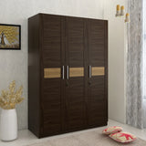 Magnum 3 Door Wardrobe in Colour Urban Walnut