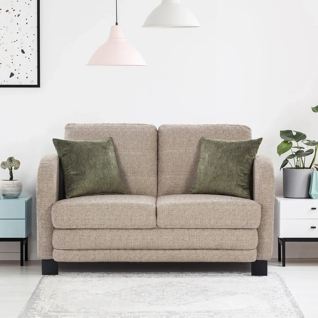 Grace Fabric Two Seater Sofa - HomeTown