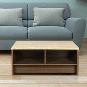 Murano Marble Finish Top Center Table in Wenge Colour - HomeTown