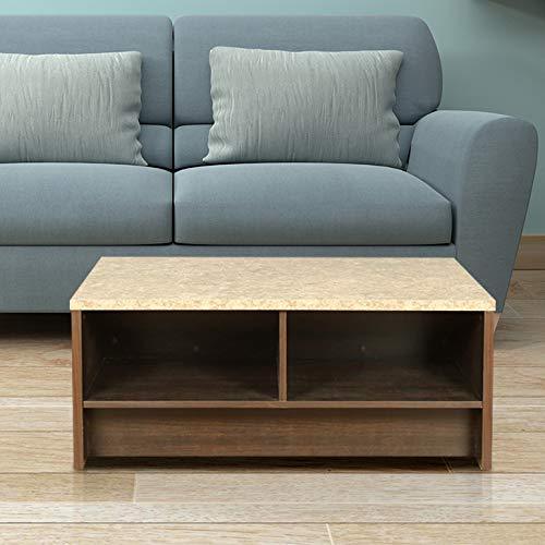 Murano Marble Finish Top Center Table in Wenge Colour - HomeTown