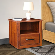 Antwerp Night Stand in Sheesham Colour - HomeTown