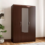 Swirl 3 Door Wardrobe Wenge