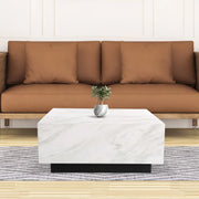 Garnet Marble Top Center Table in White Colour - HomeTown