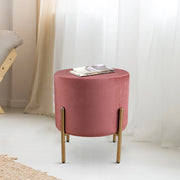 Elysia Fabric Ottomans in Blush Colour - HomeTown