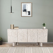 Vivienne Mango Wood Sideboard in Light Birch Colour - HomeTown