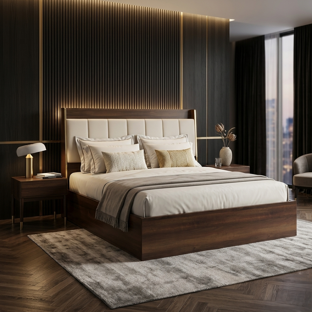 Nova King Bed Hydrlc Strg with HB Strg