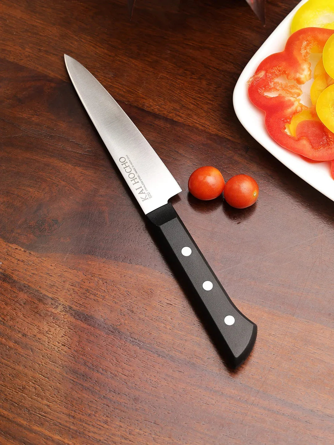 Kitchen Stainless steel Knife in Black Colour - HomeTown