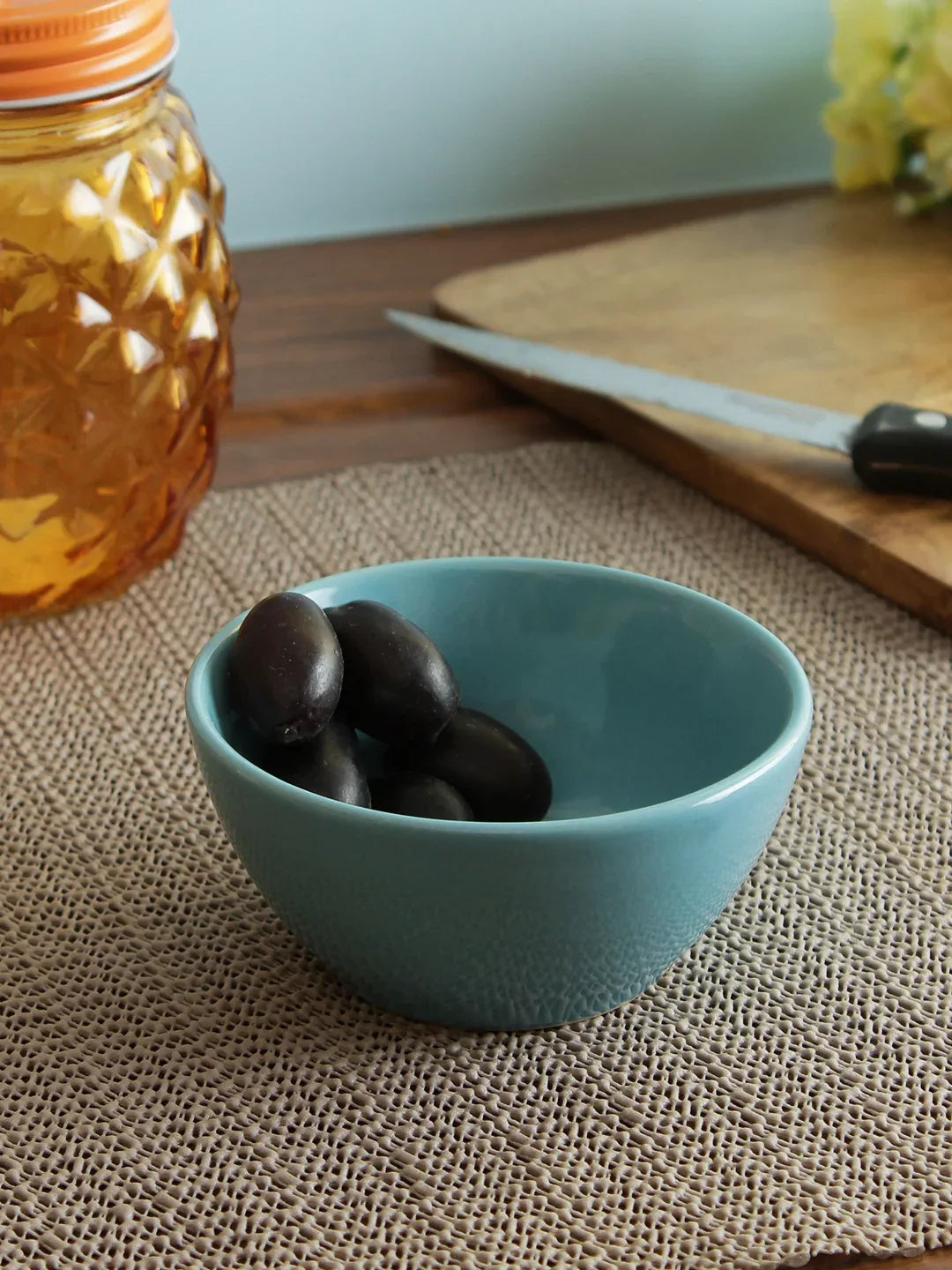 Ceramic Curry Bowl 4 Inch in Blue Colour - HomeTown