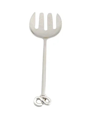 Willow Stainless steel Salad Server in Silver Colour dimensions
