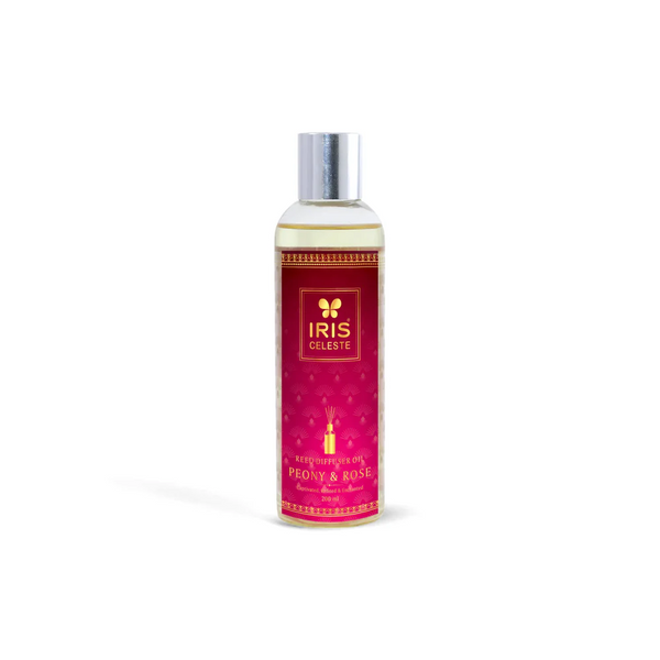 Iris Celeste Reed Diffuser Oil in Pink Colour - Best Essential Oil Diffuser Oil dimensions