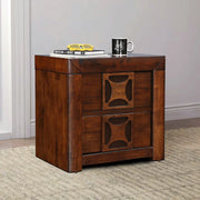 Casablanca Solidwood Night Stand in Walnut Colour - HomeTown