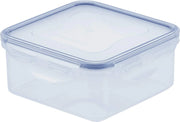 Modular BPA Free Airtight Plastic Square Container 600 ml in Transparent Colour - HomeTown