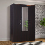 Swirl 3 Door Wardrobe Dark Oak