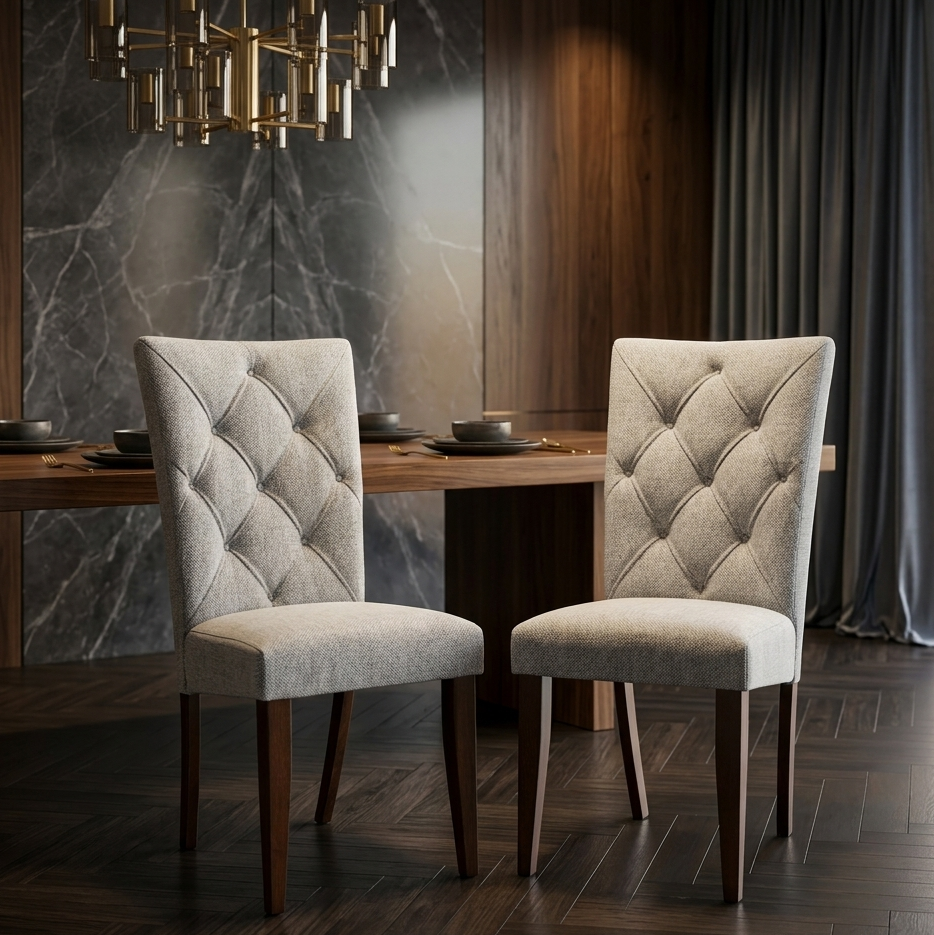 GLACIA DINNING CHAIR SET OF 2