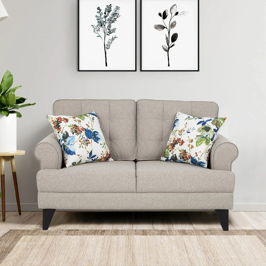 Paddington Fabric 2 Seater Sofa - HomeTown
