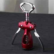 Wine Cork Screw (Wing) Stainless steel Wine Cork Screw in Red Colour - HomeTown
