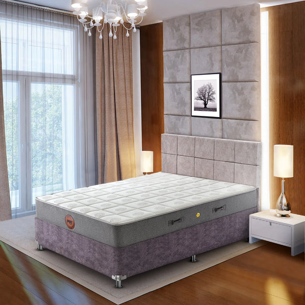 Organica Pocket Spring Queen Mattress 78x60x8 Inch in Brown Colour dimensions