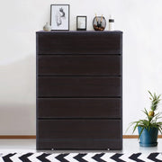 Basic Chest of 5 Drawer in Wenge Colour - HomeTown