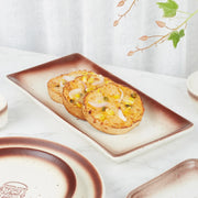 Beautiful Kitchen Studio Pottery Stoneware Serving Platter in Beige Colour - HomeTown