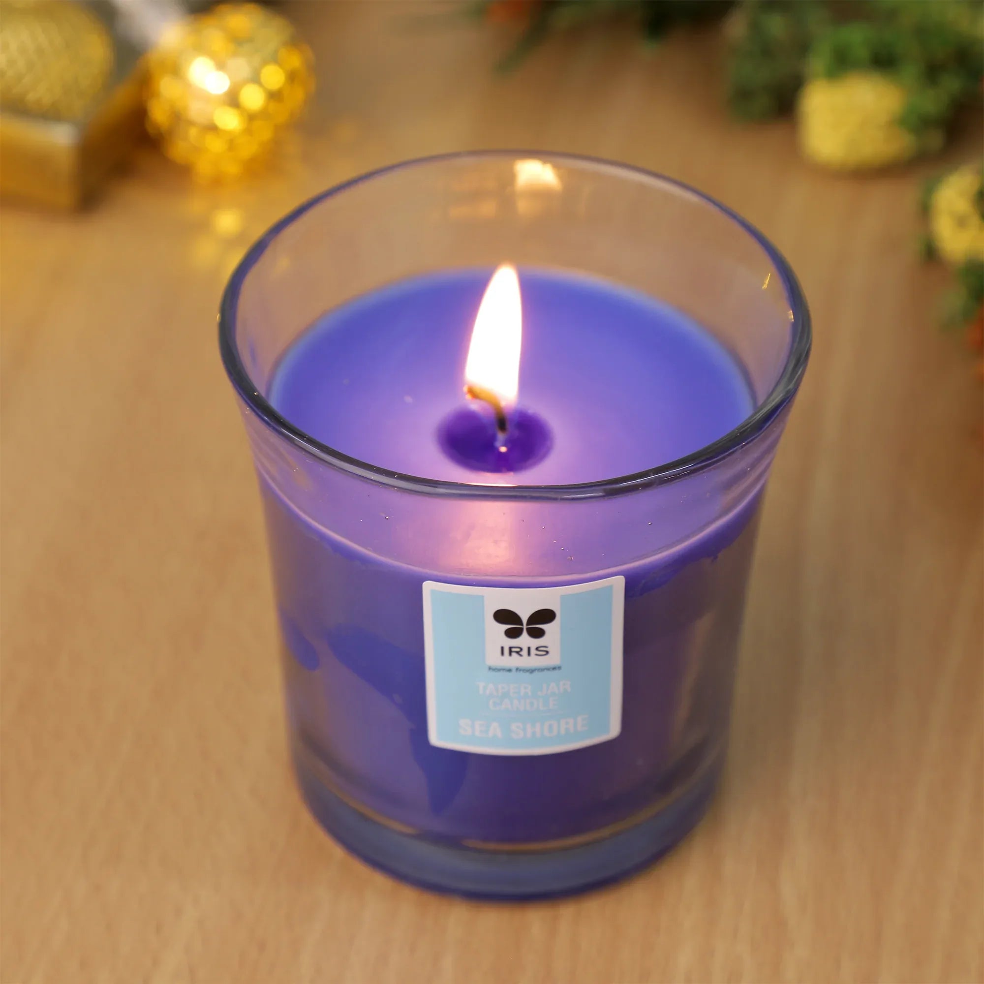 Taper Jar Candle Wax 110 Gm in Musk Colour - HomeTown