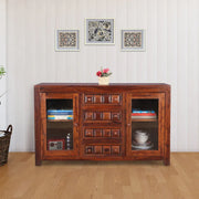 Woodrow Sheesham Wood(Rosewood) Storage Sideboard in Honey Colour - HomeTown