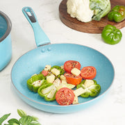 MasterCook+ 100% Virgin Aluminium Non-Stick Fry Pan 24cm in Teal Colour - HomeTown