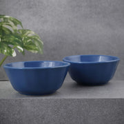 Palette Ceramic 6 Inch Cereal Bowl 2 Pcs in Navy Blue Colour - HomeTown