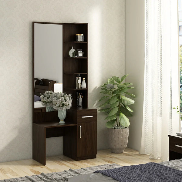 Magnum Dresser with Mirror in Urban Walnut Colour - HomeTown