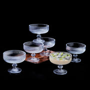 Sapphire Dessert/Ice Cream/Pudding Bowl Set of 6 in Transparent Colour - HomeTown